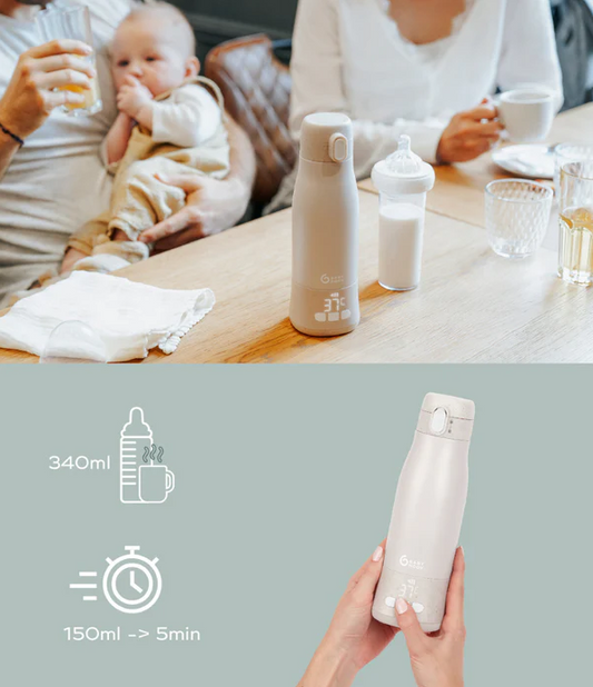 Încălzitor Biberoane Portabil Babymoov Moov & Feed, Beige - Mineral Beige (1) [ps:a22c5760-88c1-4b35-b7c1-a1b99bcfe645]