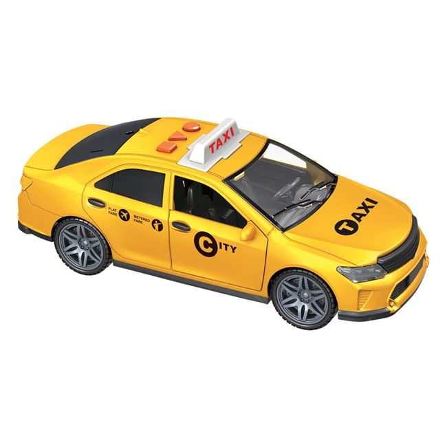 Mașină Taxi Galbenă cu Lumină și Sunet Jumbo - Galben (1) [ps:d610d2ed-4eee-4014-bc1b-ad6456beb0f3]