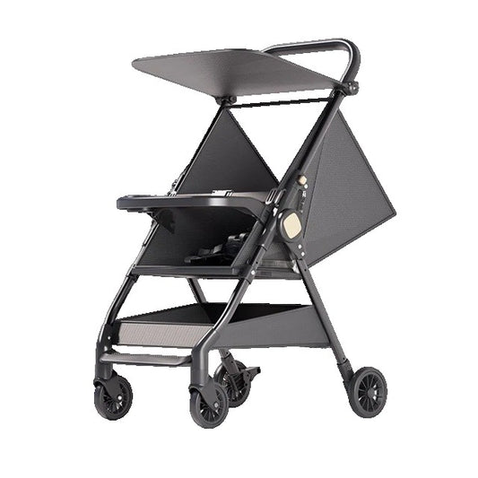 Cărucior Pliabil Flippy, Compact pentru Avion, Bej - Negru (1) [ps:5cc58937-edb1-4707-9632-51c3db58336f]