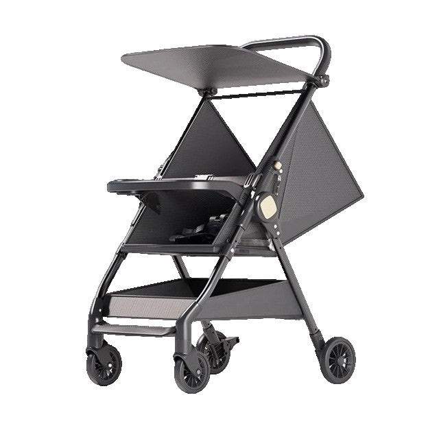 Cărucior Pliabil Flippy, Compact pentru Avion, Bej - Negru (1) [ps:5cc58937-edb1-4707-9632-51c3db58336f]