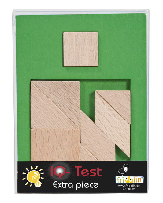 Joc logic IQ puzzle din lemn Extra piesa-3, Fridolin - Imagine 1 [ps:6d562c5e-03ad-4539-aafa-508dc698eab4]