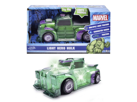 JADA MARVEL MASINUTA LIGHT HERO HULK CU SUNETE SI LUMINI - Imagine 1 [ps:c6fe48a6-c345-44c9-8190-933f62bdd6f7]