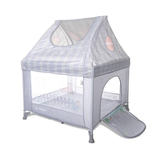 Tarc Joaca Tip Casuta Lorelli My Place, Beige, 100x100x125 - Grey (1) [ps:576a3563-6025-4fdb-bf04-aab59cea69a4]