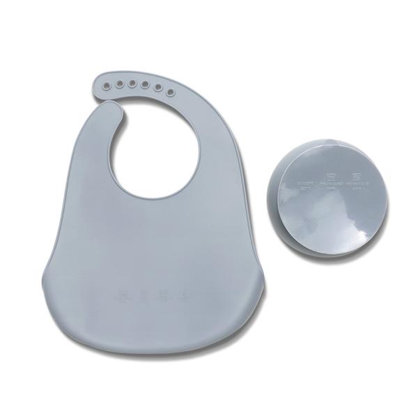 Set Hranire Silicon Lorelli, Bol Vacuum și Bavetă, Fresh - Grey (1) [ps:17f81fe9-5daa-469c-b22f-65ac63efe32c]