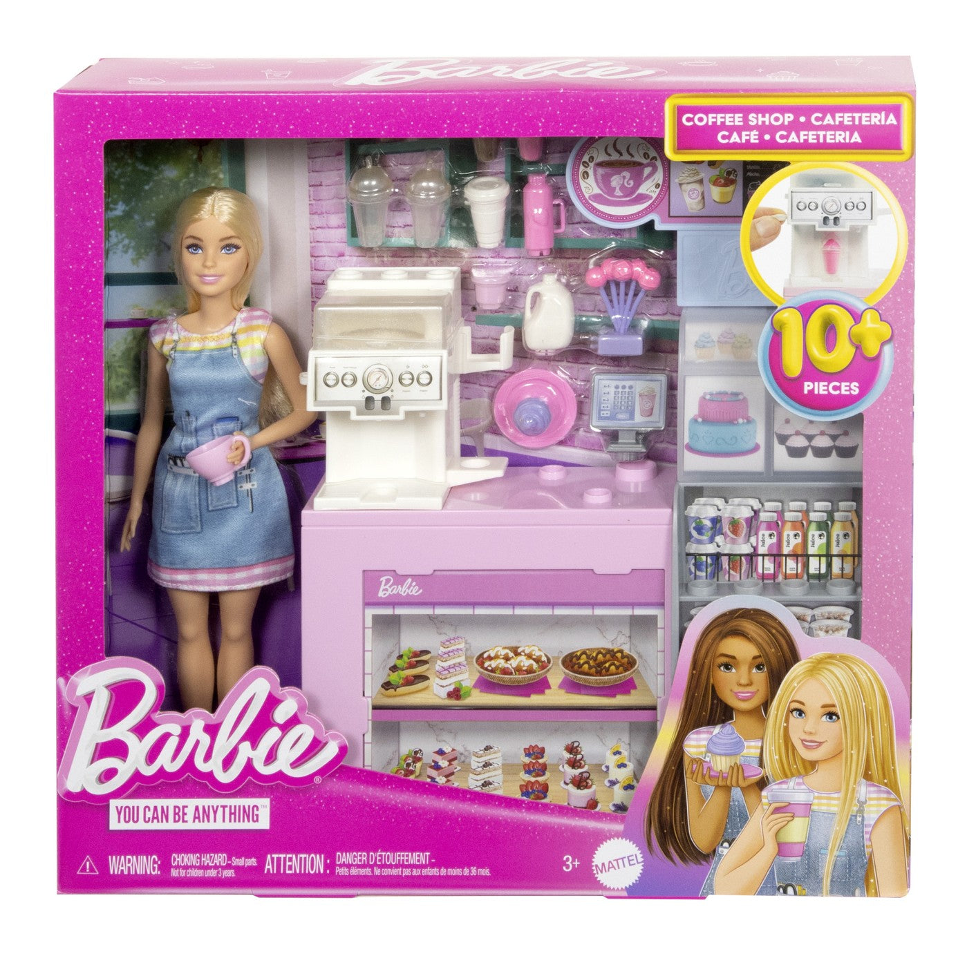 BARBIE PAPUSA BARBIE YOU CAN BE SET CAFENEA Mattel - Imagine 1 [ps:496a9c03-1fe3-4ee0-bd73-1a776f8086e7]