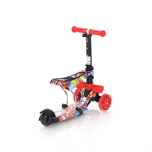 Trotinetă Copii Smart Red Black - Lorelli Junior - Red Black (1) [ps:f19364c2-d927-4007-8ab4-7a56bdce2957]