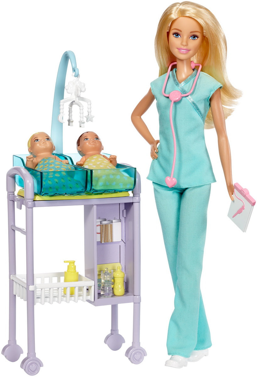 BARBIE CARIERE SET MOBILIER CU PAPUSA DOCTOR PEDIATRU [ps:1ac04f33-34c8-41aa-aadc-9c2b36e69412]