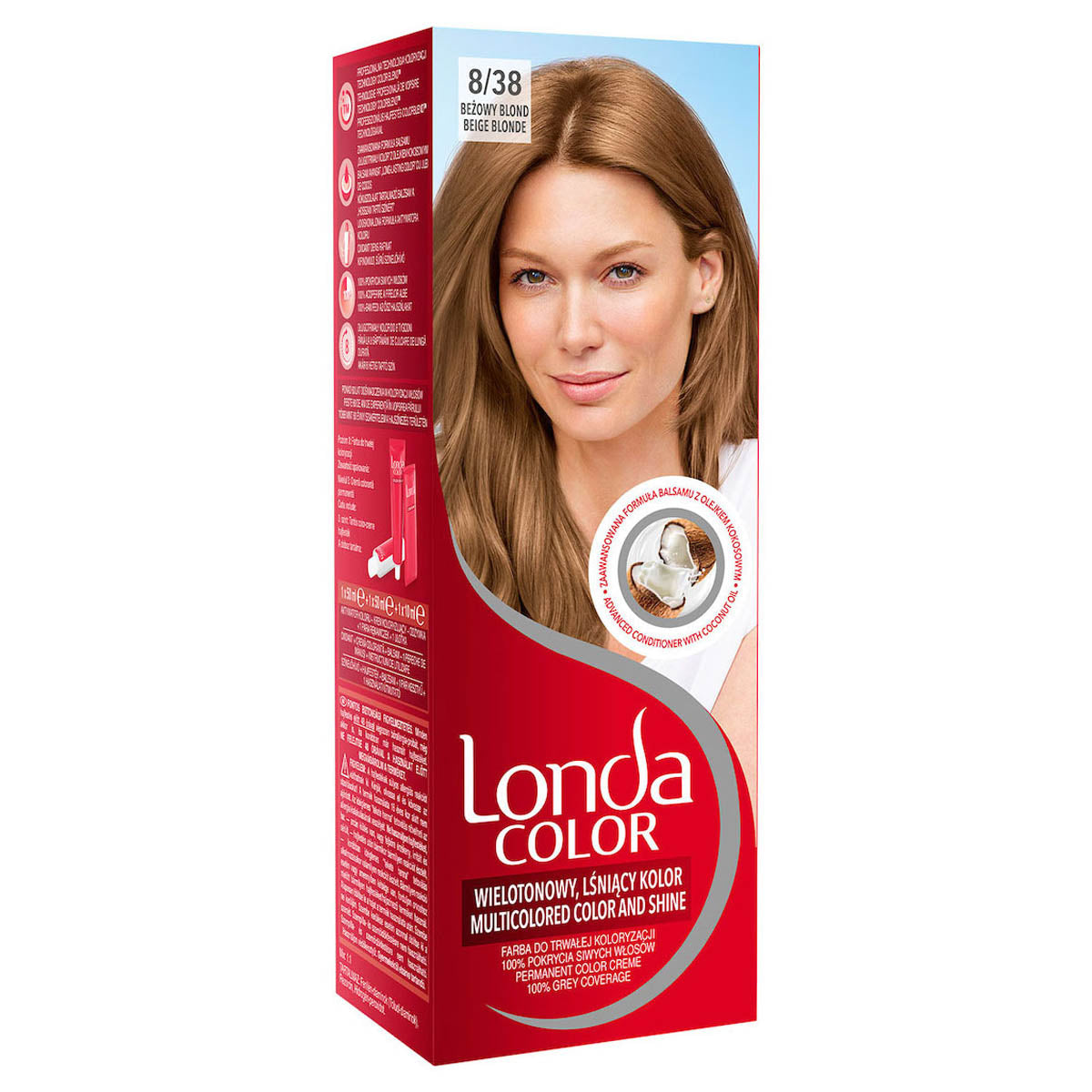 LONDA Color, vopsea de par, nuanta blond bej, nr 8/38 - 1 [ps:198e04a3-3897-4d34-b4a7-d8164c7450fb]