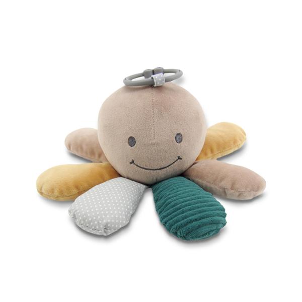 Jucărie Plus Octopus Lorelli, Natural Grey, 0 luni+ - Blue & Beige (1) [ps:bc2c4627-69dd-4d23-b42a-e11671c61e6f]