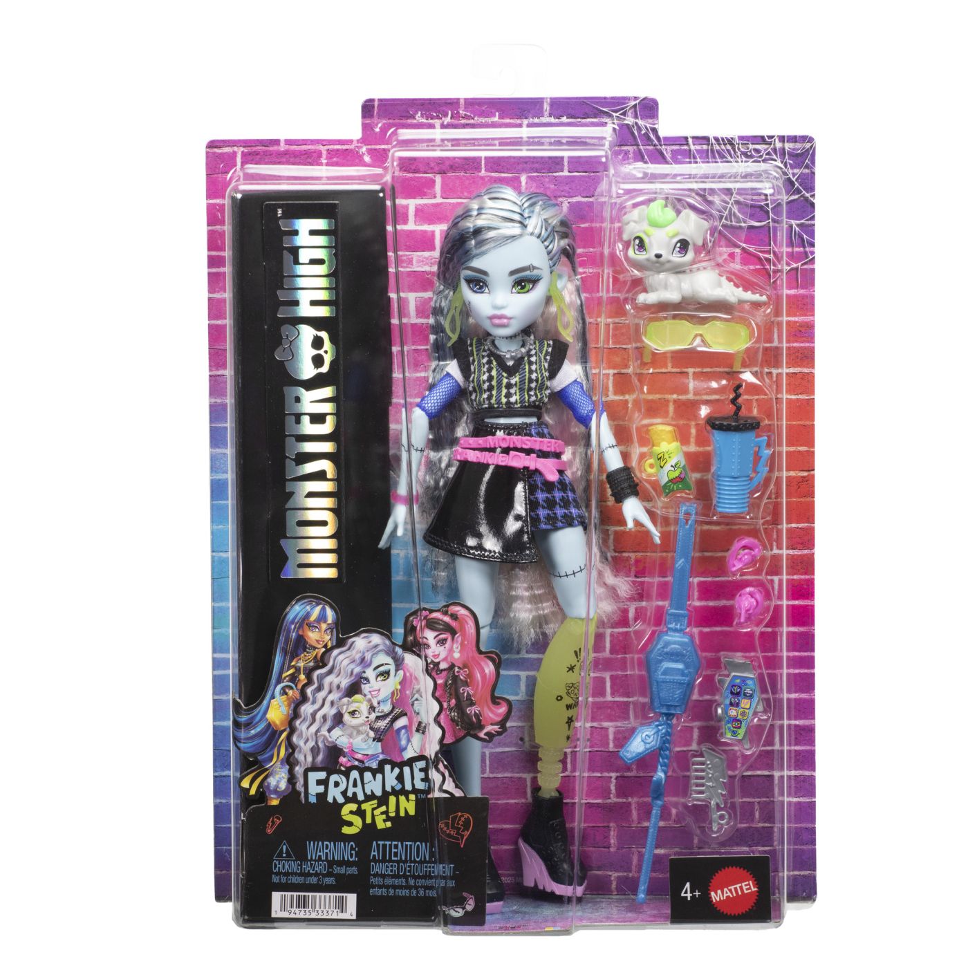 MONSTER HIGH PAPUSA FRANKIE STEIN CU ACCESORII Mattel - Imagine 1