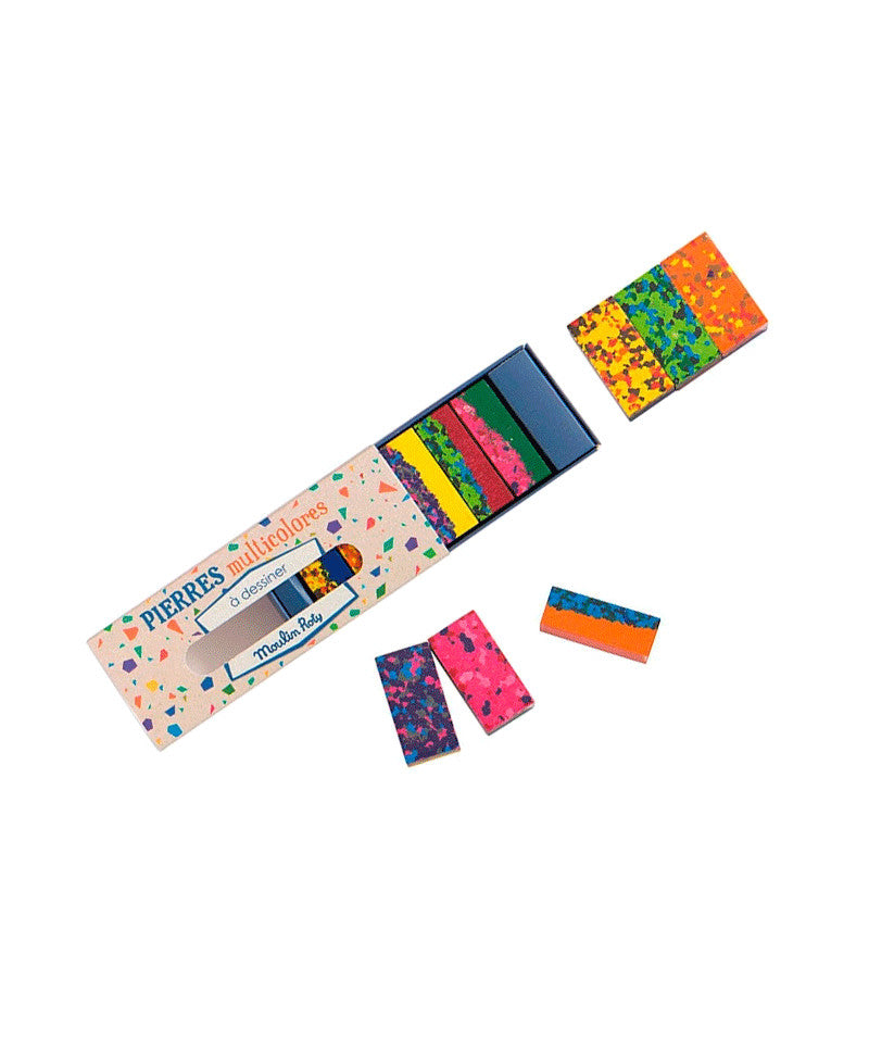 Cuburi cerate multicolore pentru desen, Moulin Roty - Imagine 1 [ps:60c26502-f92f-48a3-a08d-5e358ee31435]