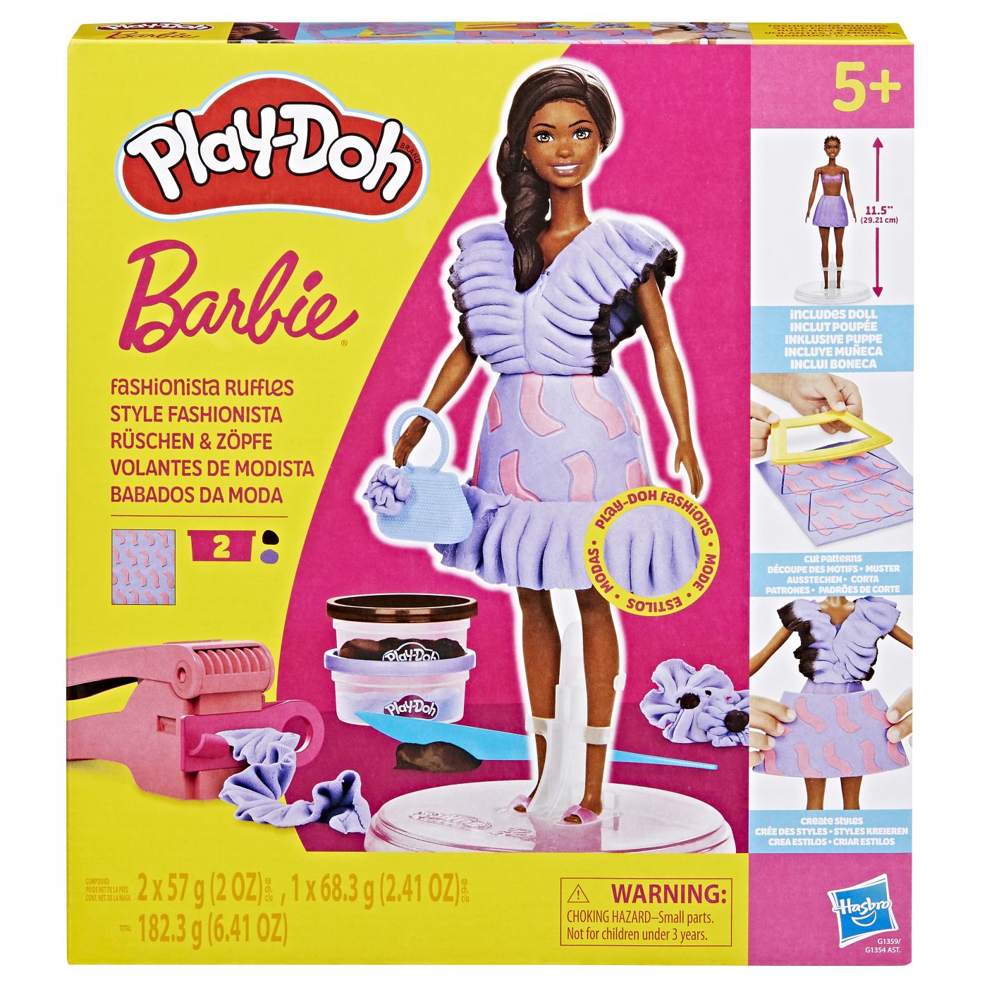 PLAY DOH BARBIE SET PLASTELINA BARBIE FASHIONISTA - Imagine 1 [ps:6e895f69-8357-4440-9697-fbc6b28bbb72]