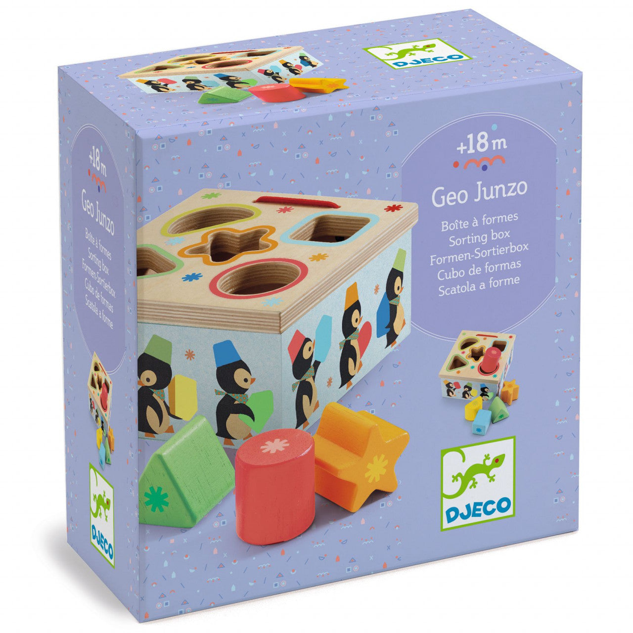 Cutie sortatoare cu pinguini, Djeco - Imagine 1 [ps:2c8a83ae-ebc5-4b5b-aaac-cbaaf8178a89]