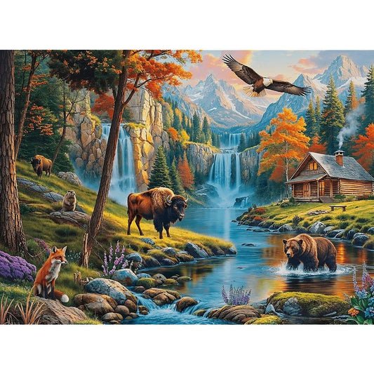Puzzle Trefl 3000 Piese - Natura Sălbatică cu Poster - Default Title (1) [ps:8f393010-a4bc-41ee-bdbe-da6382204a92]