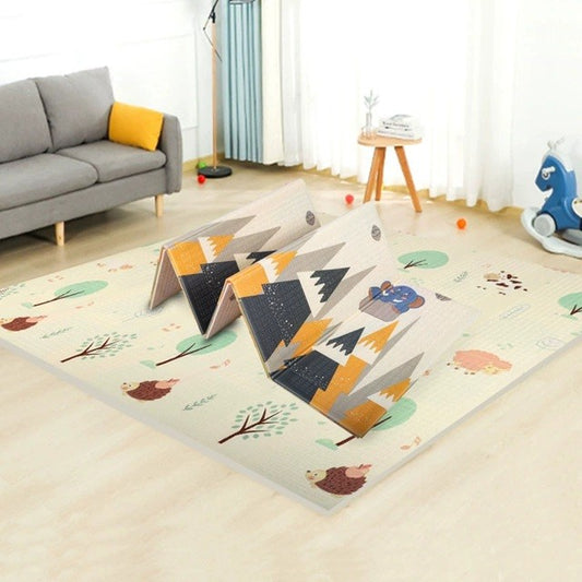 Covoraș Copii Flippy, 2 Fețe, Padure/Elefanți, 150x200cm - 180x200x1.5cm (1) [ps:f6a2b868-c0ac-46f6-9805-5f4adca6eb91]