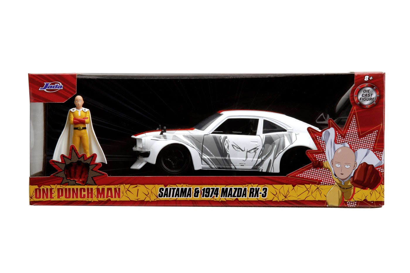 JADA ONE PUNCH MAN SET MASINUTA METALICA MAZDA RX 3 SI - Imagine 1 [ps:69a96ec2-92cd-4521-b409-98d1b79ef759]
