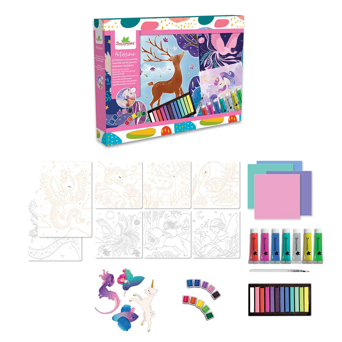 Set Pictură XXL Sycomore – Acuarelă, Pasteluri și Guașe - Default Title (1) [ps:7a0958b7-524a-444a-a4a7-372eefd533ec]