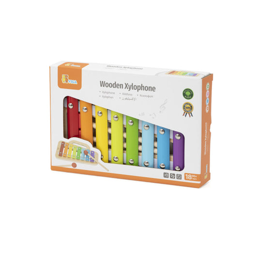 Xilofon din lemn colorat, Viga - Imagine 1