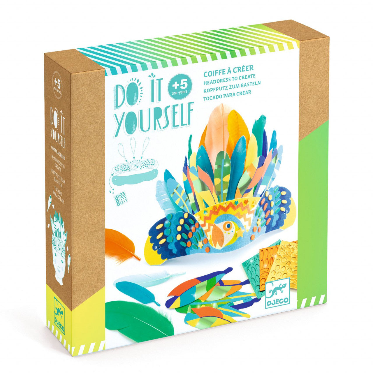 Joc creativ DIY Carnavalul Rio, Djeco - Imagine 1 [ps:1078fe80-a100-41d6-add6-8b79c9903649]