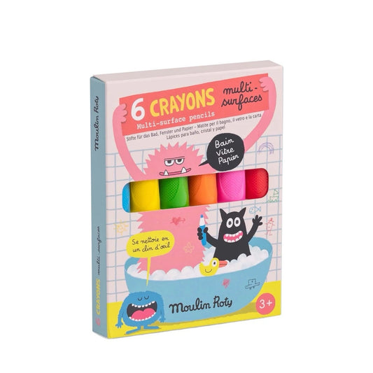 Set 6 creioane multi‑suprafete neon, Moulin Roty - Imagine 1 [ps:d7cf2eab-08c2-4f3a-9acc-daaa7a04917d]
