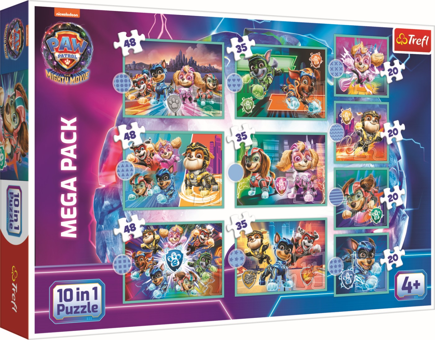 PUZZLE TREFL 10IN1 PATRULA CATELUSILOR ECHIPA CATEILOR - Imagine 1