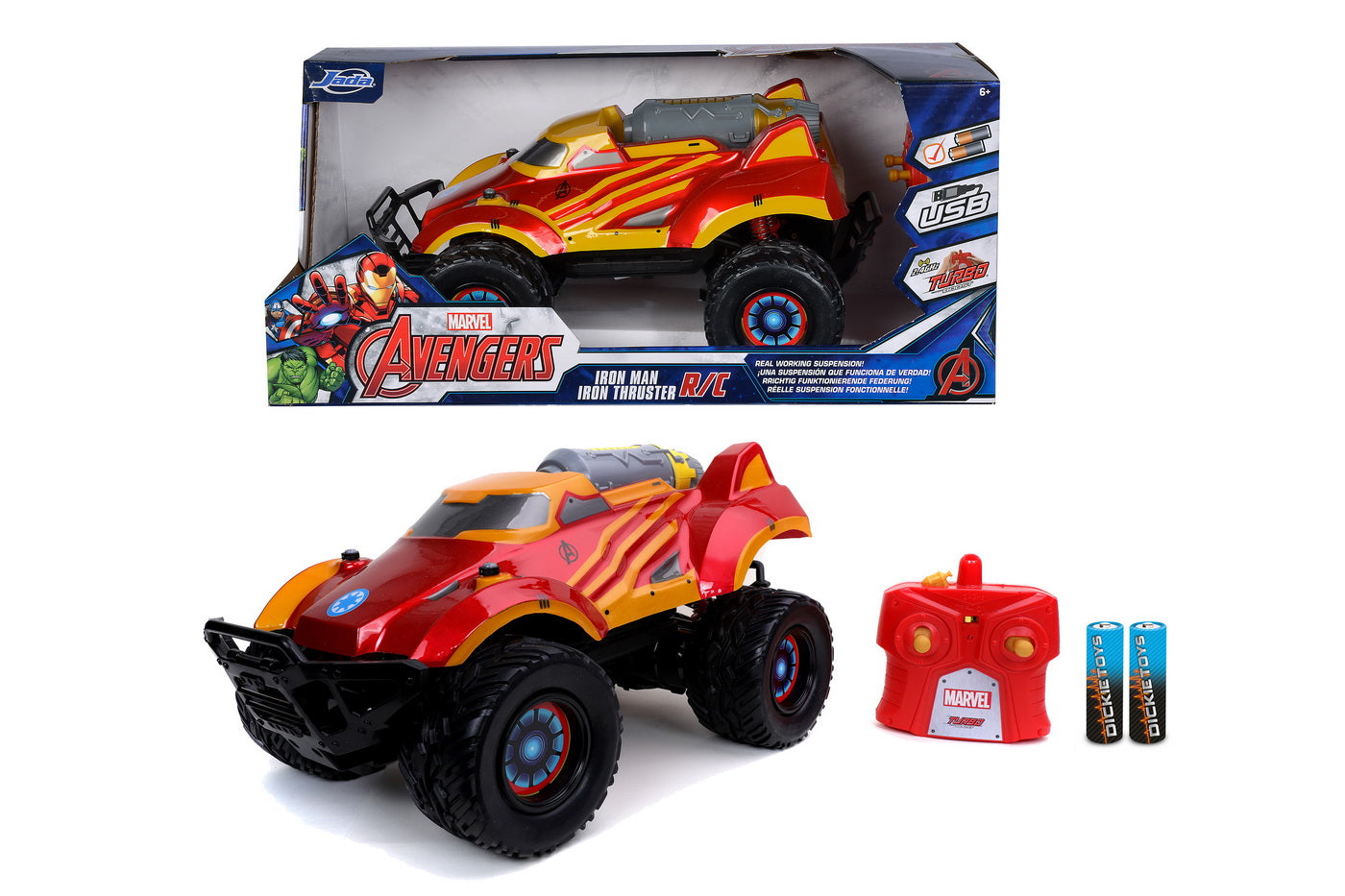 MASINUTA CU TELECOMANDA MARVEL RC IRON THRUSTER SCARA - Imagine 1 [ps:d928595e-eec4-4c0f-aa30-9315c03ed262]