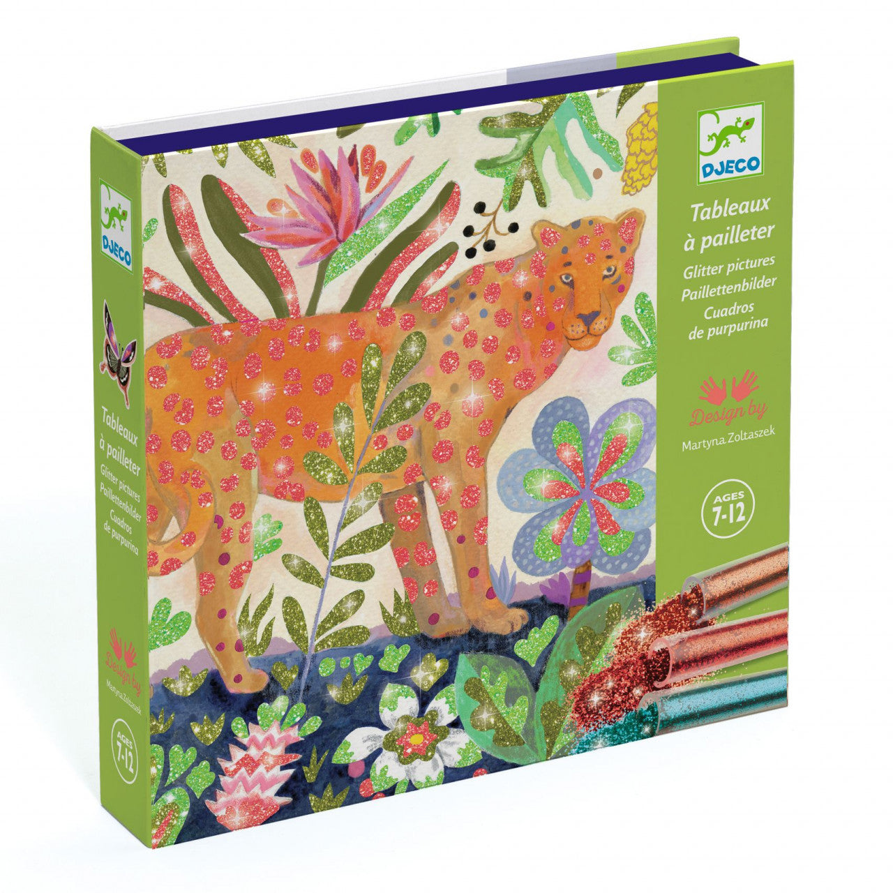 Atelier creativ cu sclipici Tropico, Djeco - Imagine 1 [ps:6762ebf2-ca9f-4434-a7f0-cdef113a2cd2]