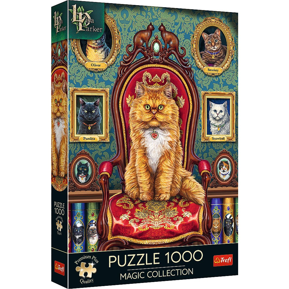 PUZZLE TREFL 1000 PREMIUM PLUS IUBITOR DE PISICI - Imagine 1 [ps:18e8ea32-041b-4755-8d3a-240e98652455]