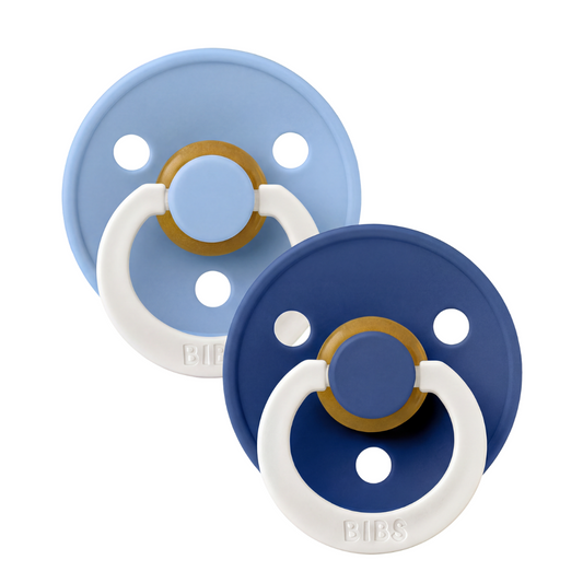 Set 2 Suzete BIBS Colour Glow Latex, 0 luni - Sky Blue - Default Title (1) [ps:fe625cfb-dcc8-43fb-a733-e4a6baf922b9]