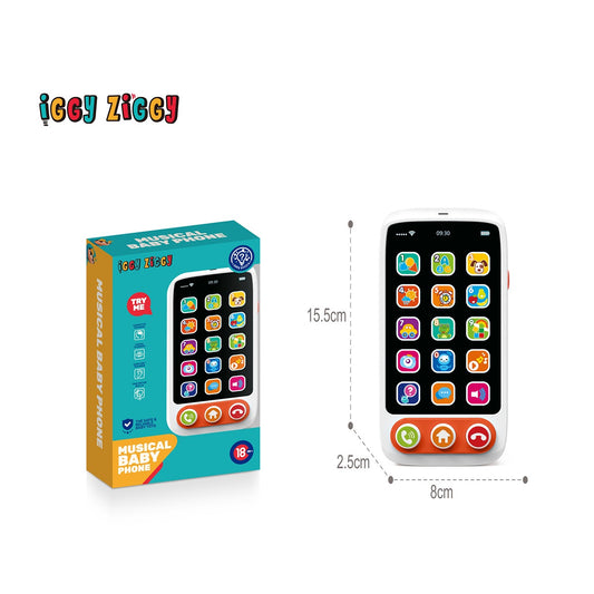 INTERAKTIVNA ZABAVA Iggy Ziggy Telefon muzical, jucarie, - Imagine 1 [ps:765fe06c-594d-4709-9803-a68c303e458c]