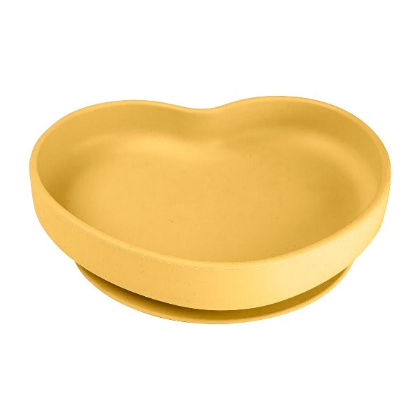Canpol babies Farfurie din silicon cu ventuză HEART - Galben [ps:17a4ce75-b26d-4283-9077-57754c6e83fc]
