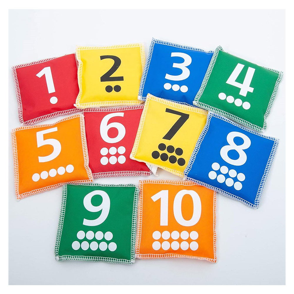 Săculețe de fasole cu numere și buline, set 10 buc. Edx - Default Title (1) [ps:e6a46377-74a2-4f2b-8632-a1ea47dee022]