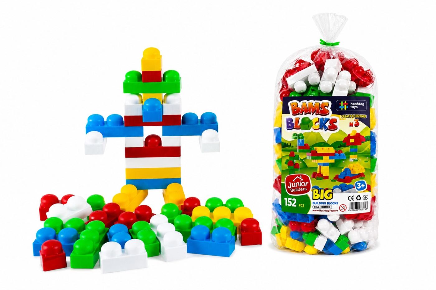 Set Constructorul Bams Block 3 Viva Toys - Jucărie - Default Title (1) [ps:21477f85-592c-46dc-b7a4-d3730f166429]