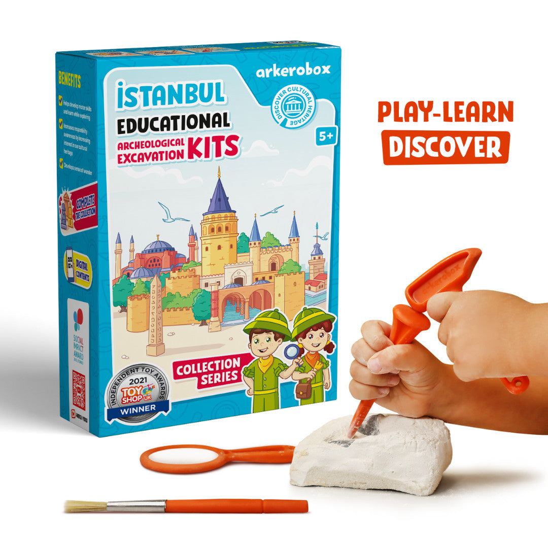 Arkerobox - Set arheologic educational si puzzle 3D, - Imagine 1 [ps:32510381-68af-4f97-8c0e-89989865b7d0]
