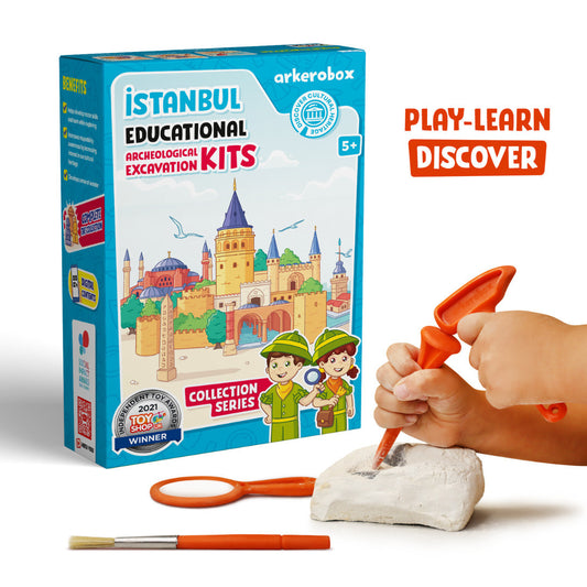 Arkerobox - Set arheologic educational si puzzle 3D, - Imagine 1 [ps:32510381-68af-4f97-8c0e-89989865b7d0]