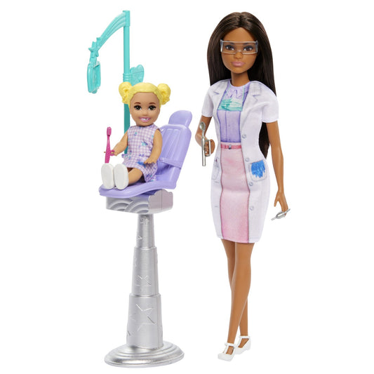 BARBIE SET DE JOACA PAPUSA BARBIE BRUNETA FACE CARIERA - Default Title (1) [ps:5da642f3-7080-4638-a63f-fa1cf8b438cf]