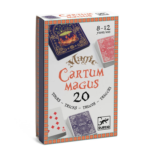 Joc de magie Cartum Magus 20 de trucuri, Djeco - Imagine 1