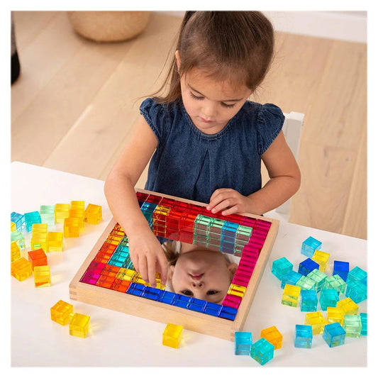 Gem Cube Tickit - Set 100 Cuburi Acrilice cu Tava Lemn - Default Title (1) [ps:b70d90f0-7b0d-4c42-adb6-174017cd6c26]