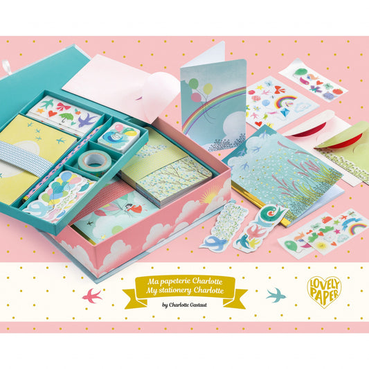 Set papetarie Charlotte, Djeco - Imagine 1 [ps:2fbb5fc5-7e00-484d-8b2b-d240a6be6f7e]