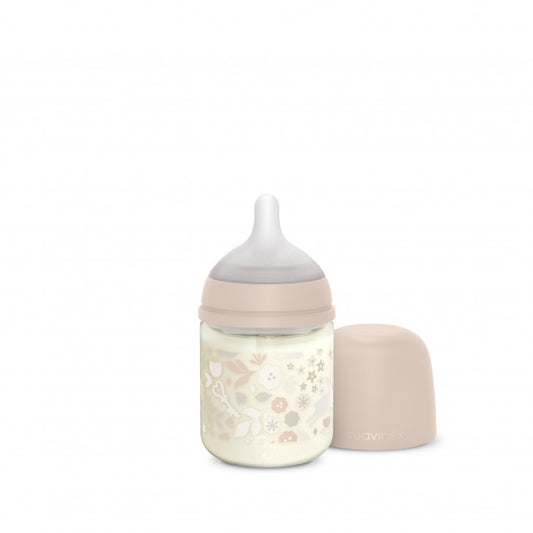 WONDERLAND BIBERON DE STICLĂ 120ML SXPRO DEBIT LENT LIBERTY ROZ [ps:f2d717c9-7b05-4a7e-87cf-34e2bc4ee432]
