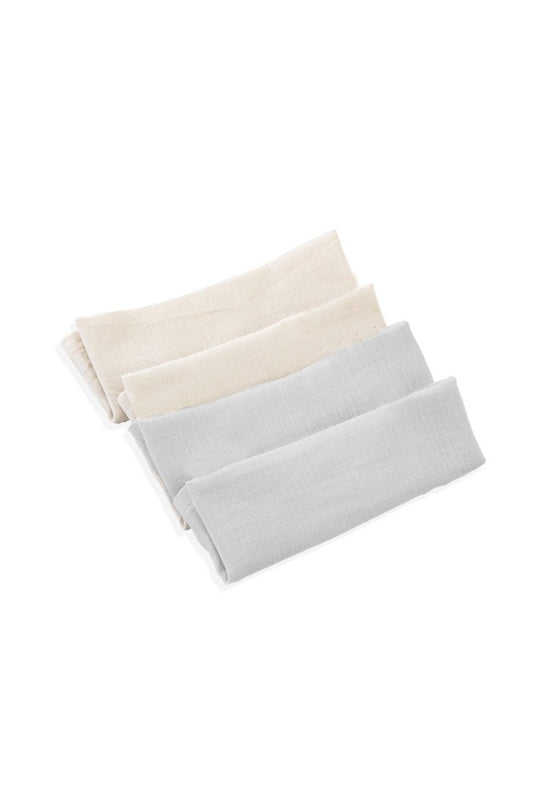 Set 4 prosopele din muselina, BabyJem, 25x25 cm - Gri [ps:6d105489-14b4-47de-b44c-06696571ba54]