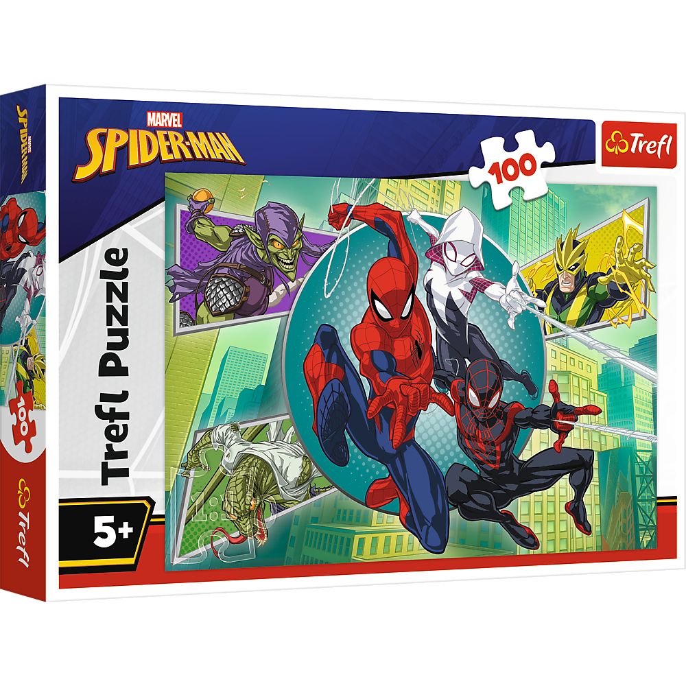 PUZZLE TREFL 100 MARVEL SPIDERMAN MASCA LUI SPIDERMAN - Imagine 1 [ps:7bf81b5a-533b-4603-b7a8-0b2fa5c95bfe]