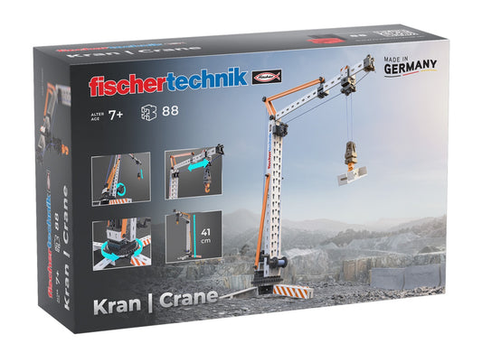 Kit STEM Macara de asamblat si manevrat, Fischertechnik - Imagine 1 [ps:eb0e6c3a-3c85-4fe1-a375-a351c5b4c0b6]