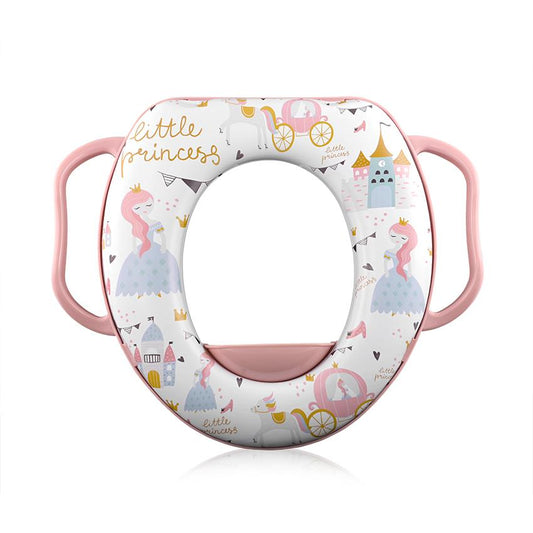 Reductor Toaletă Moale cu Manere Lorelli, Princess Pink - Princess pink (1) [ps:ff884918-5740-4720-9ef0-39728ad5e527]