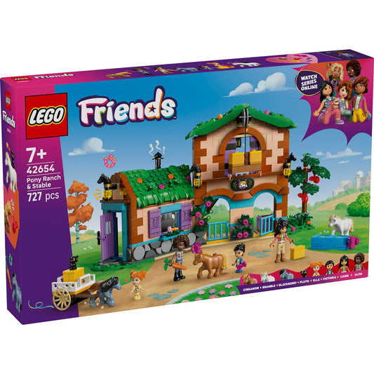 LEGO FRIENDS FERMA SI GRAJD PENTRU PONEI 42654 - Imagine 1
