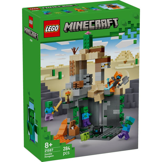 LEGO MINECRAFT TEMNITA CU ZOMBI 21587 - Imagine 1 [ps:6ac85e89-07d6-47cd-a77b-088d5b5b51d4]