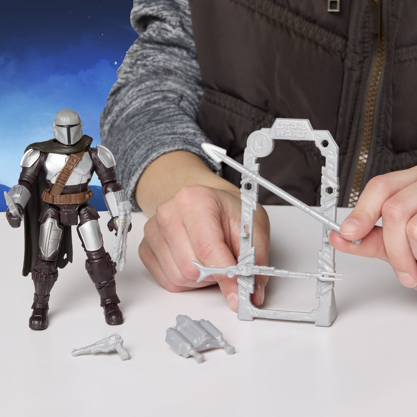 STAR WARS MANDALORIAN SI GROGU ACTION VERSE SET FIGURINA - Mandalorianul si Grogu (1) [ps:cdff6e7c-4f94-4906-80a2-56005b3d6957]