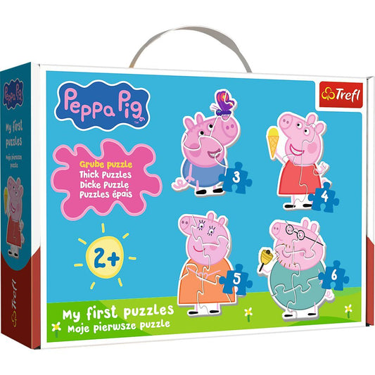 PUZZLE TREFL BABY CLASIC PEPPA PIG PURCELUSUL CLASIC - Imagine 1 [ps:b5ef4b9a-bef3-46af-b5dd-8fb077bfe7a9]