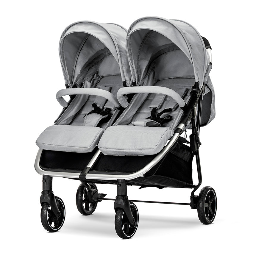 Cărucior Gemeni Lorelli Duo, Aluminiu, Beige - Grey (1) [ps:2905efd4-43e4-47ec-bc3c-14ceca9d7dc1]