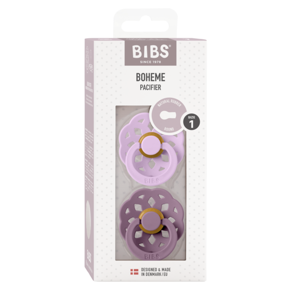 Set 2 Suzete BIBS Boheme Latex, 0 luni, Mauve/Violet Sky - Mauve/Violet Sky (1) [ps:ba921aec-6db0-4299-8499-6745dd1974bf]
